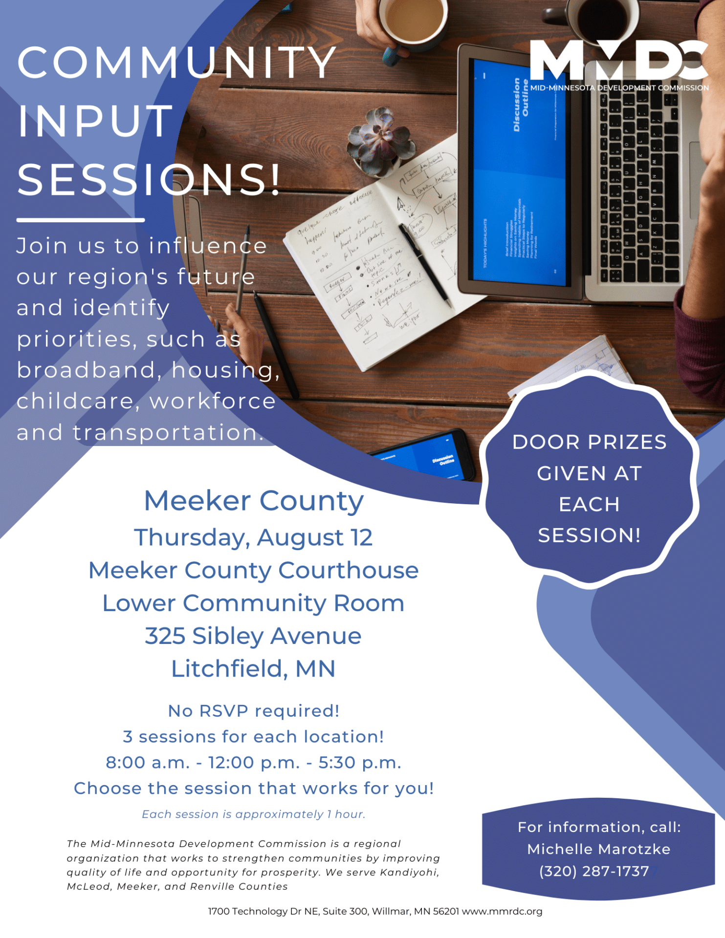 Meeker County CEDS Community Input Session - Mid-Minnesota Rural  Development Commission
