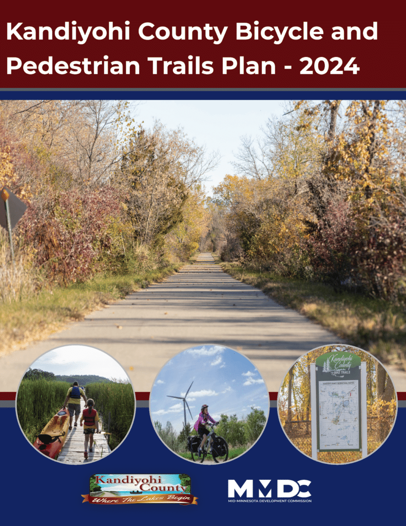 Cover page for the Kandiyohi County Trails Plan