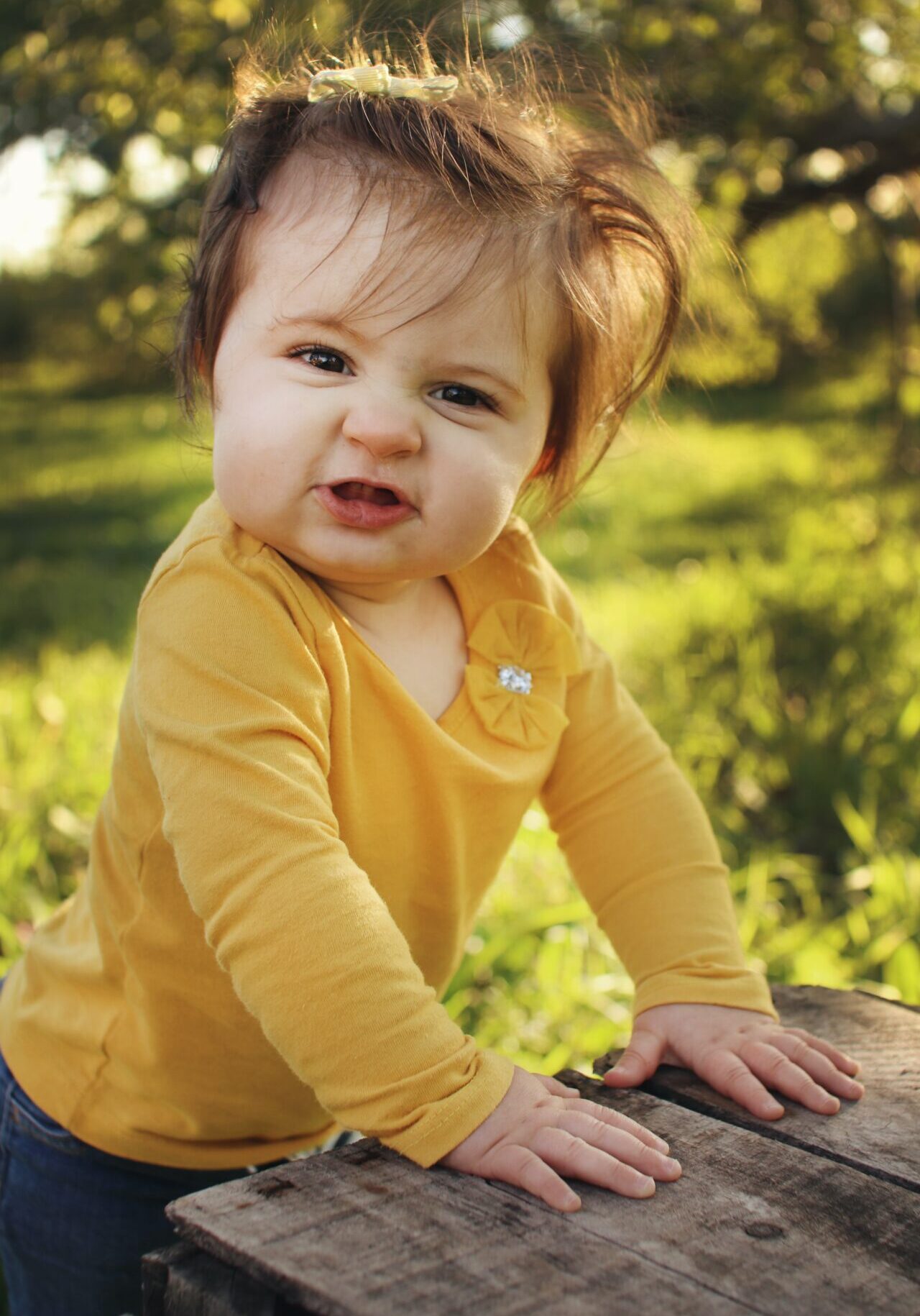 Toddler in Yellow Shirt